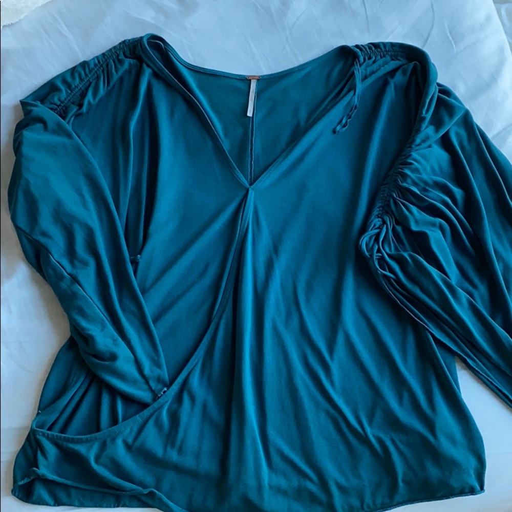 Free people wrap shirt, NWOT